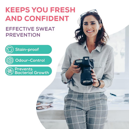 Bronson Professional Underarm Sweat Pads Disposable Prevent Stains & Absorb Sweat - Dista