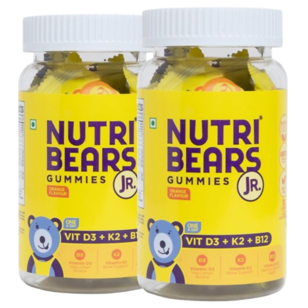 NutriBears Kids Vitamin D3,K2 & B12 Gummies - Dista