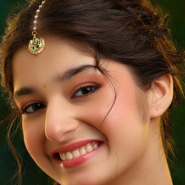 Ruby Raang Sundari Maang Tikka - Distacart