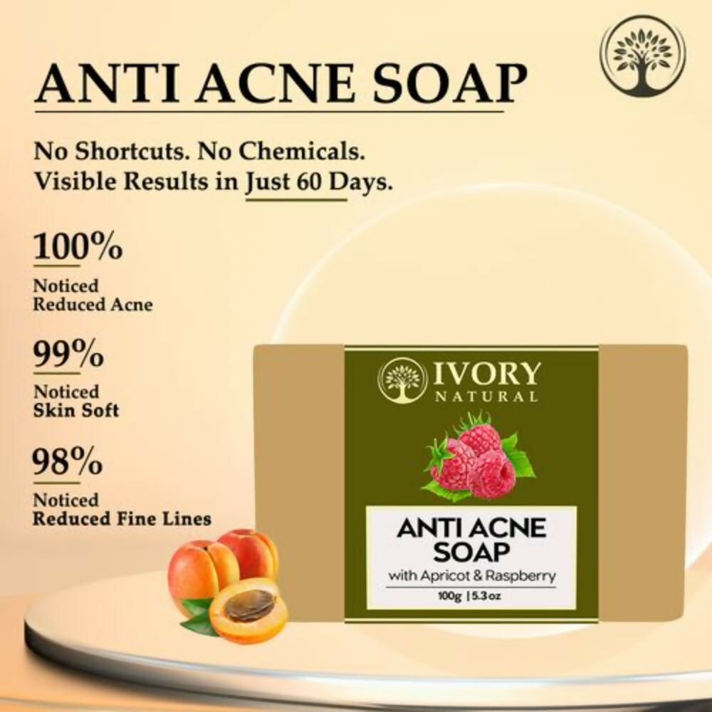 Ivory Natural Anti Acne Soap - Restore Radiance & Nourish Skin For Both Men & Women - Distacart