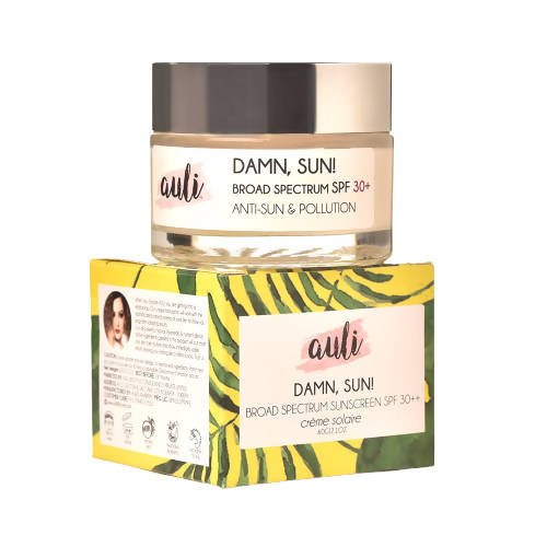 Auli Damn, Sun Broad Spectrum SPF30+ Anti-Sun & Pollution Sunscreen - Distacart