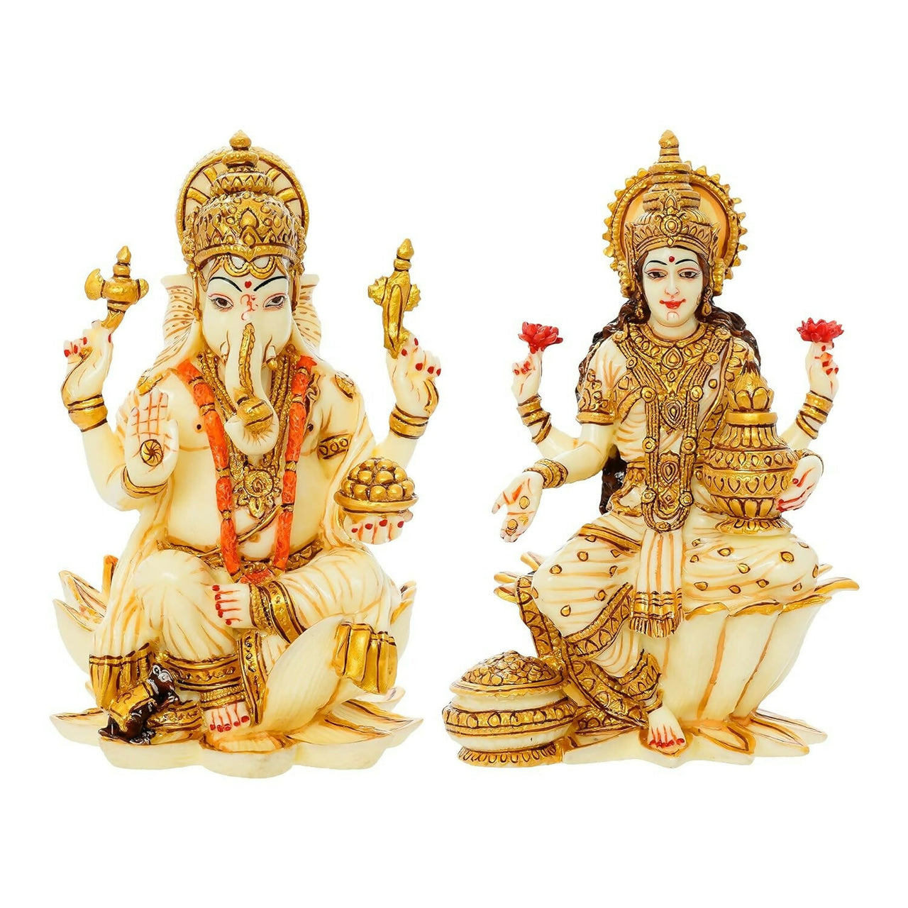 Mukundra Art N Craft 7 Goddess Lakshmi Ganesha Statue - Distacart