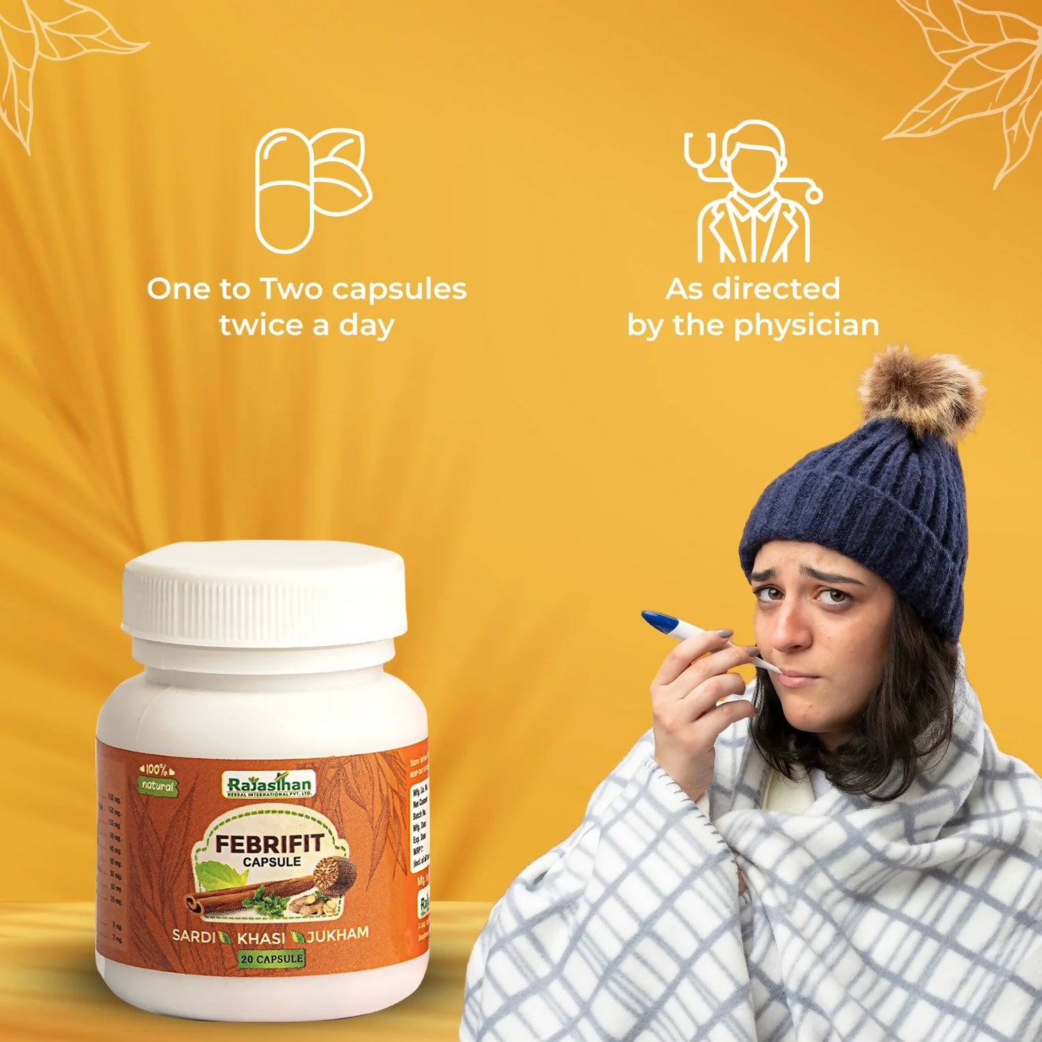 Rajasthan Herbals Febrifit Capsules