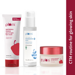 Thumbnail for Plum CTM Combo - Saffron & Papaya Face Wash, Niacinamide Toner