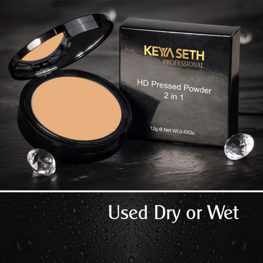 Keya Seth Aromatherapy Hd Pressed Powder 2 In 1 - Shade 3 - Distacart