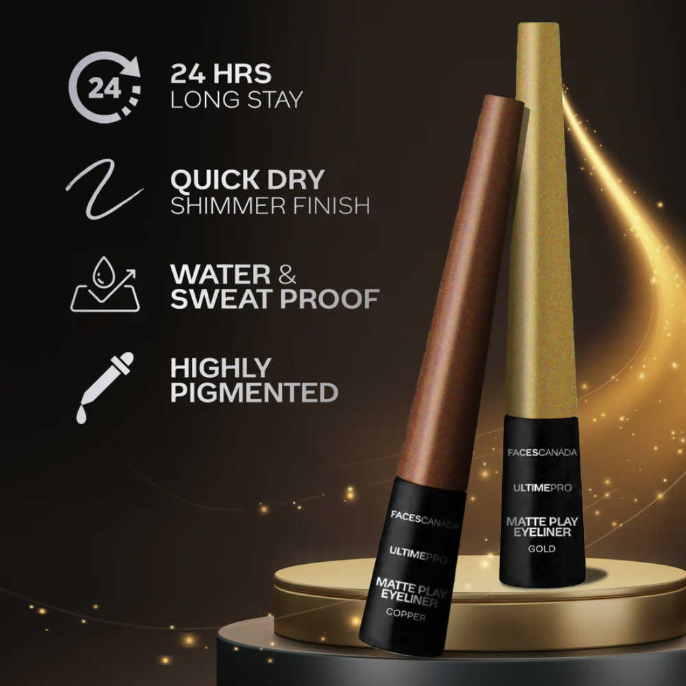 Faces Canada Ultime Pro Matte Play Eyeliner - Copper - Distacart