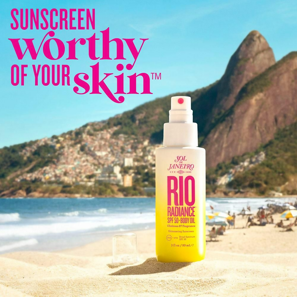 Sol de Janeiro Rio Radiance SPF 50 Body Oil Shimmering Sunscreen, UVA/UVB Broad Spectrum SPF 50 - Distacart