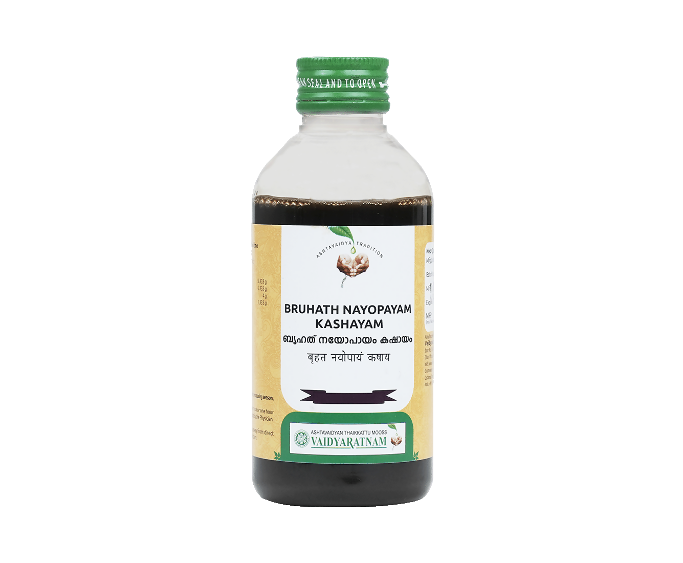Vaidyaratnam Brihath Nayopayam Kashayam
