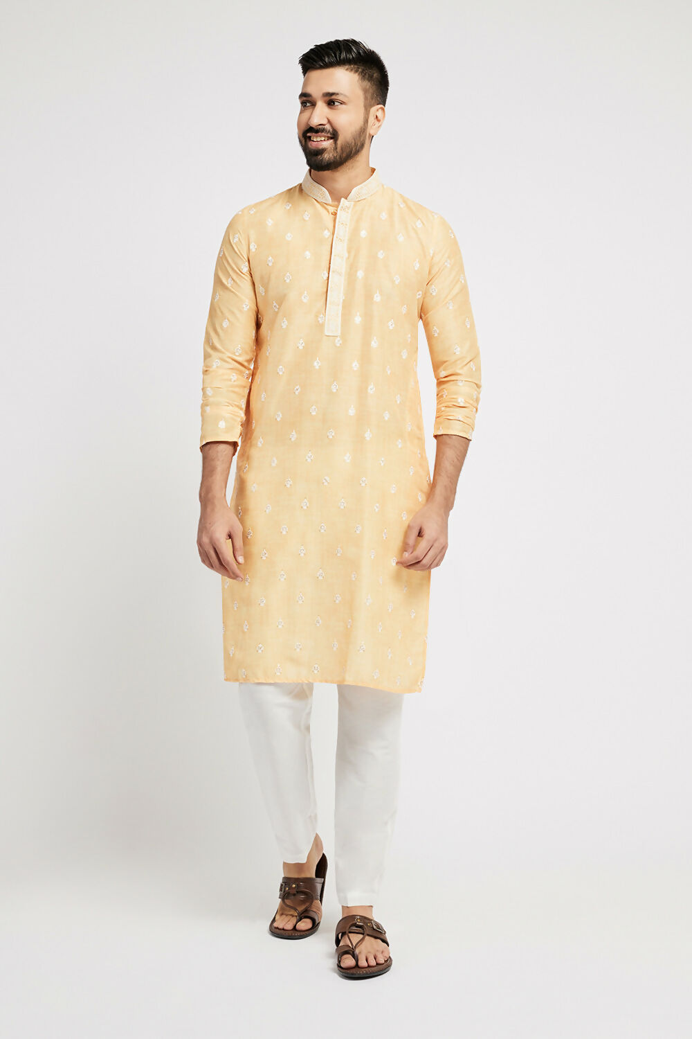 Ethnic India White solid Pant for Men - Distacart