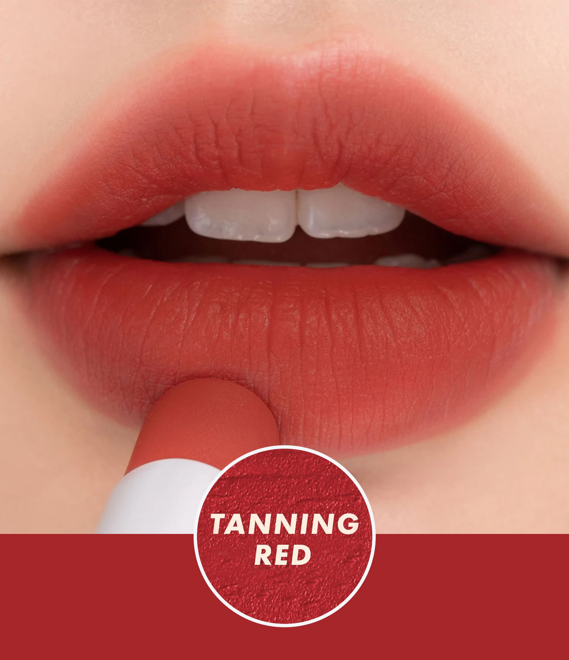 Rom&nd Zero Matte Lipstick - 18 Tanning Red - Distacart