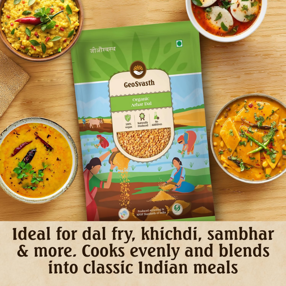 Geosvasth Organic Arhar Dal - Dista