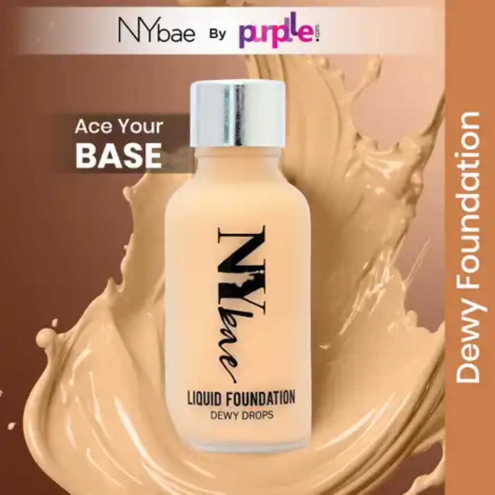 NY Bae Dewy Drops Foundation - Cafe Au Lait 9