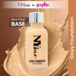 Thumbnail for NY Bae Dewy Drops Foundation - Cafe Au Lait 9