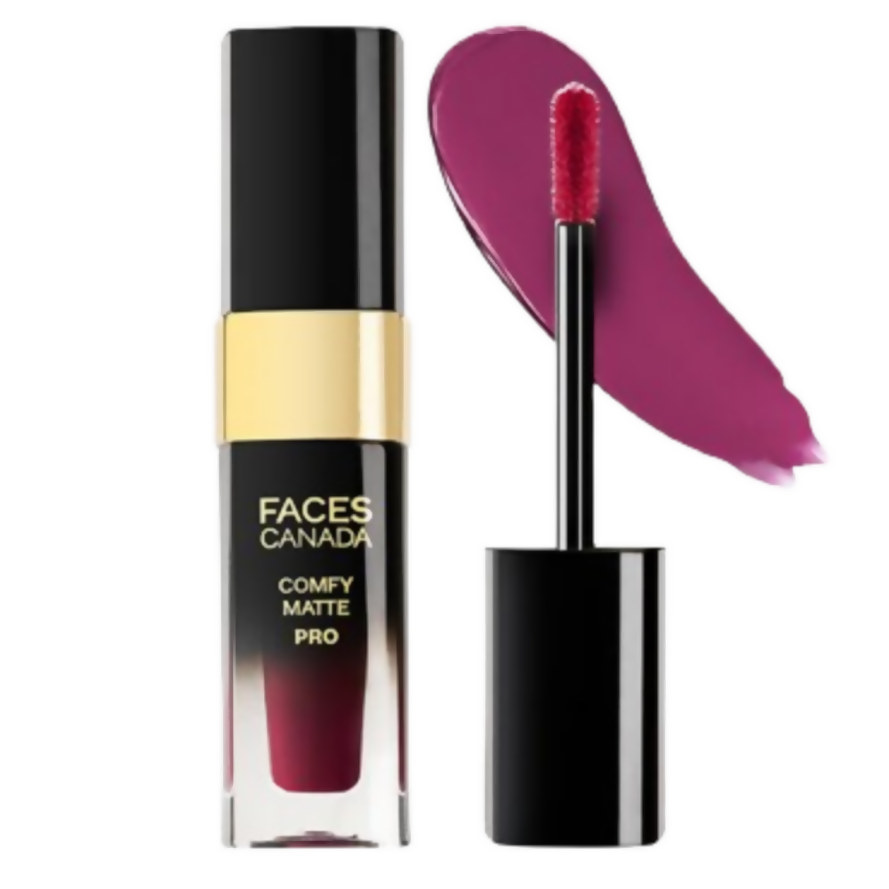 Faces Canada Comfy Matte Pro Liquid Lipstick - Raise Your Wine 03 - Distacart