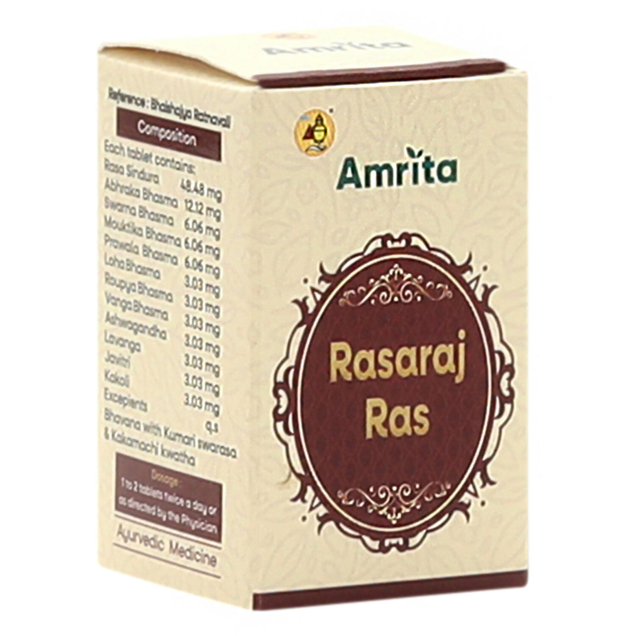 Amrita Rasaraj Ras - Effective Solution for Neuro Tablets - Distacart