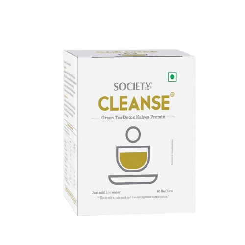 Society Cleanse Green Tea Detox Kahwa Premix