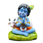 Thumbnail for Krishna Laddu Gopal Murti with Cow - Dista