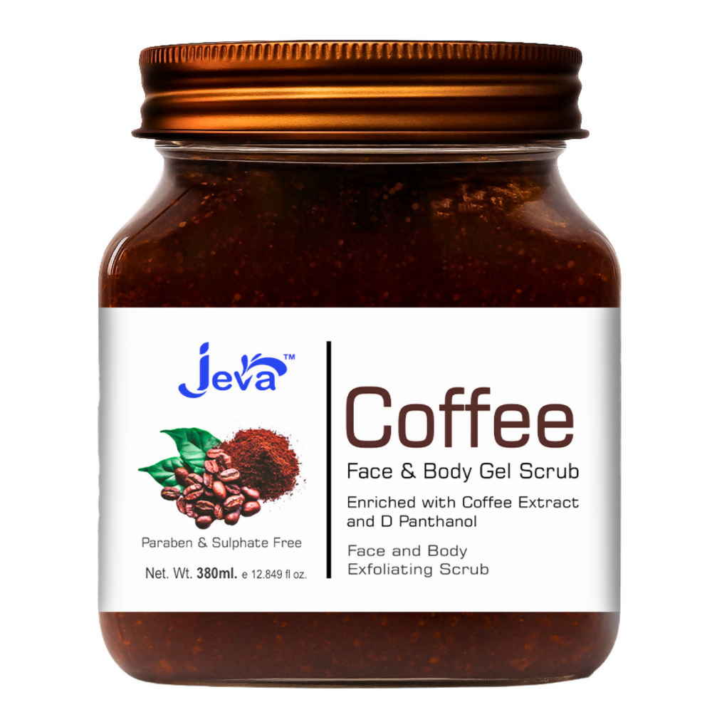 Jeva Coffee Face & Body Exfoliating Gel Scrub - Dista