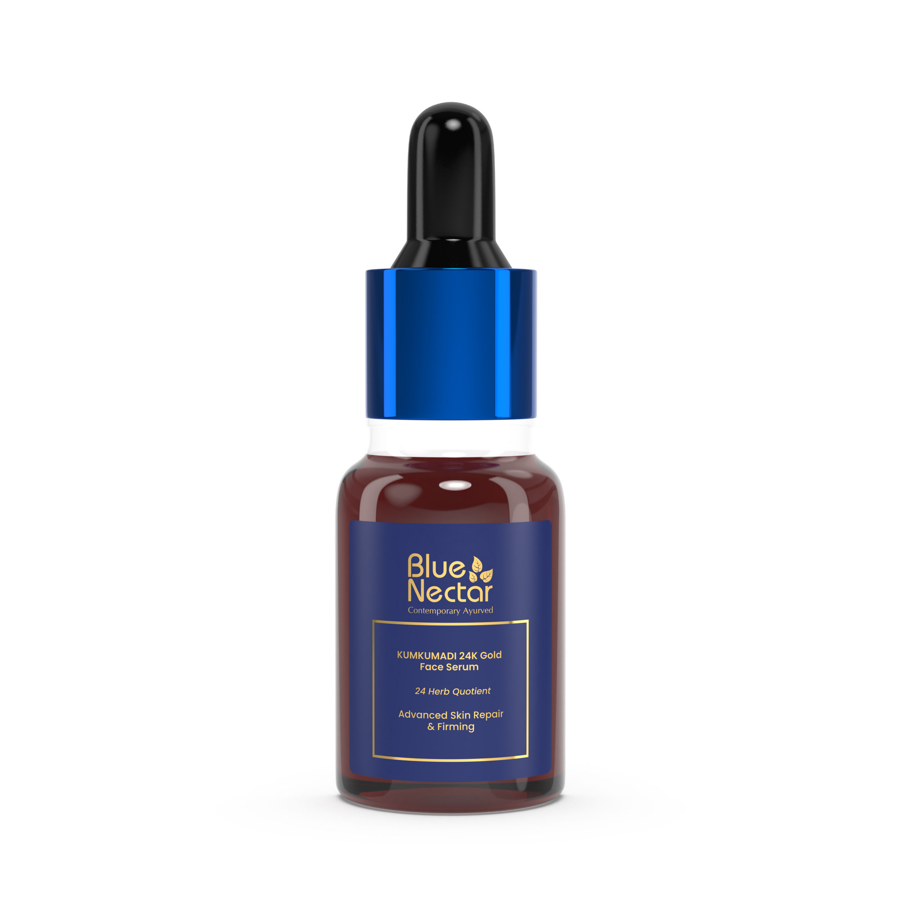 Blue Nectar Kumkumadi 24k Gold Face Serum - Distacart