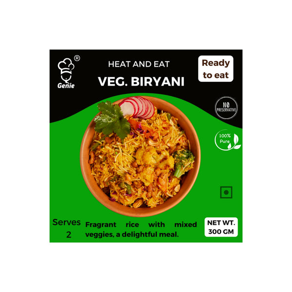 Genie's Ready To Eat Veg Biryani - Distacart
