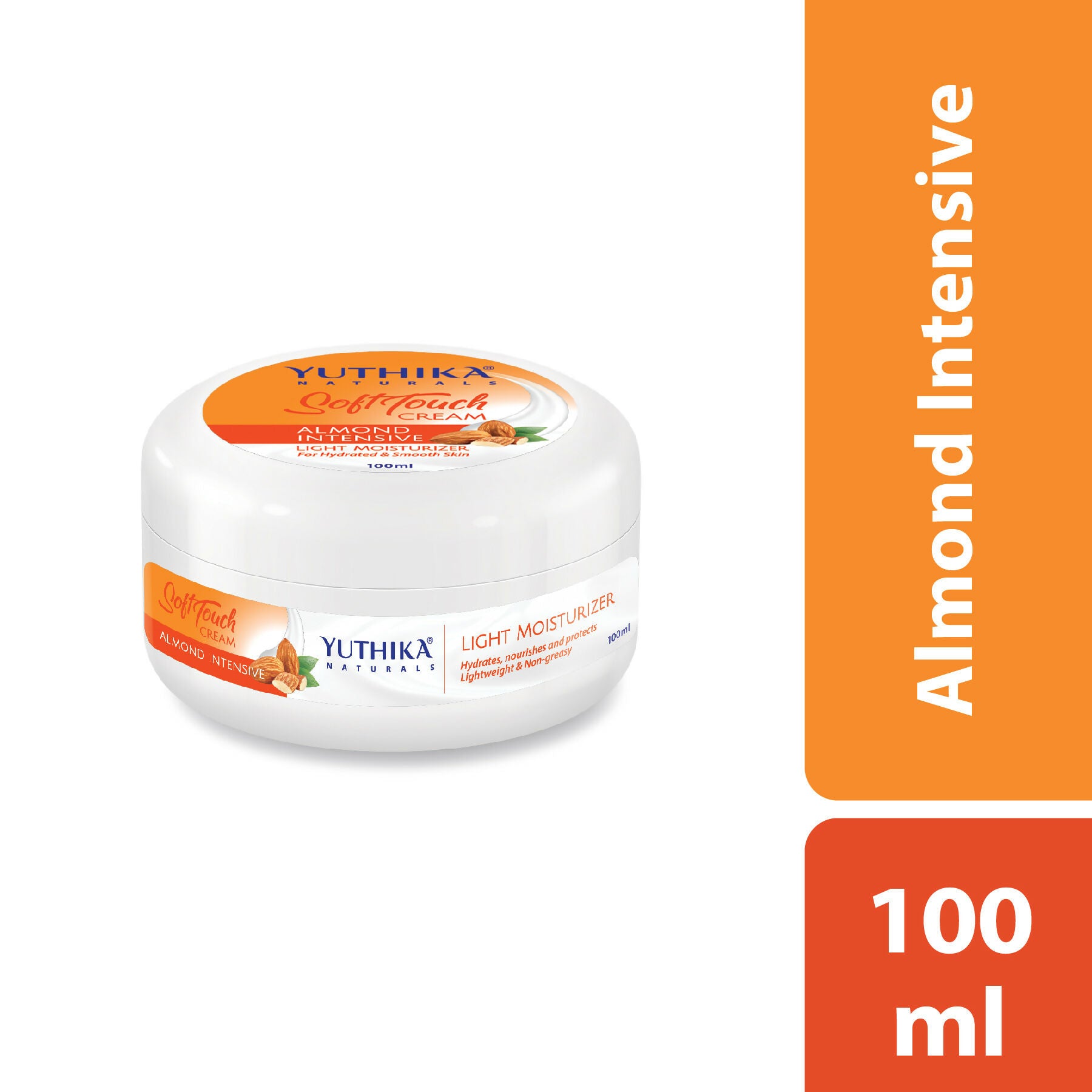 Yuthika Almond Intensive Light Moisturizer Cream - Distacart