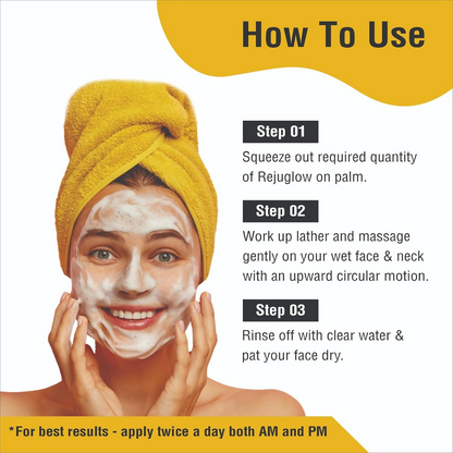 Rejuglow Luxe Skin Brightening & Rejuvenating Face Wash - Distacart