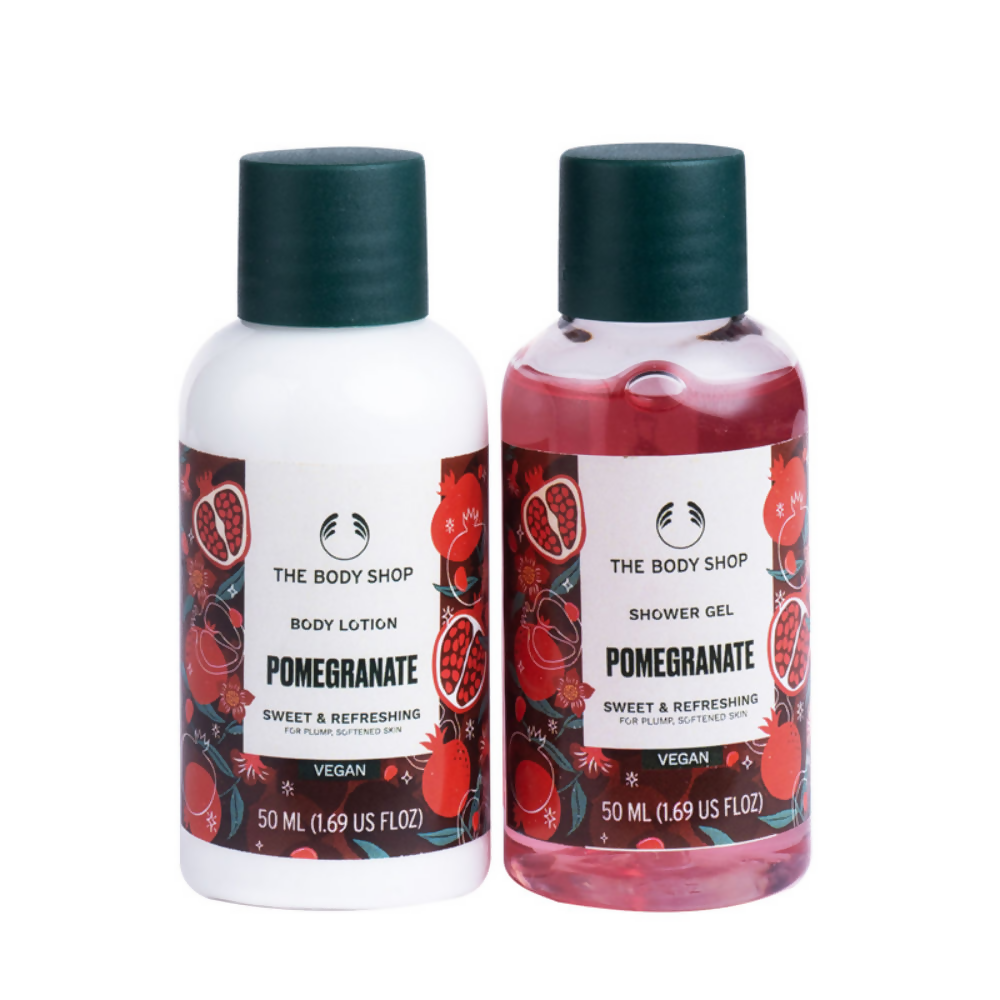 The Body Shop Pomegranate Shower Gel & Body Lotion Gift Set - Distacart