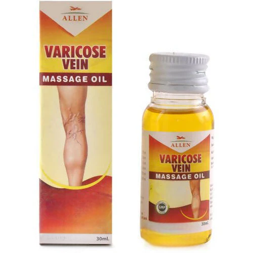 Allen Homeopathy Varicose Vein Massage Oil - Distacart