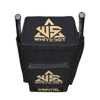 Thumbnail for Whitedot Sports Capital Duffle Cricket Kitbag (Black) - Distacart