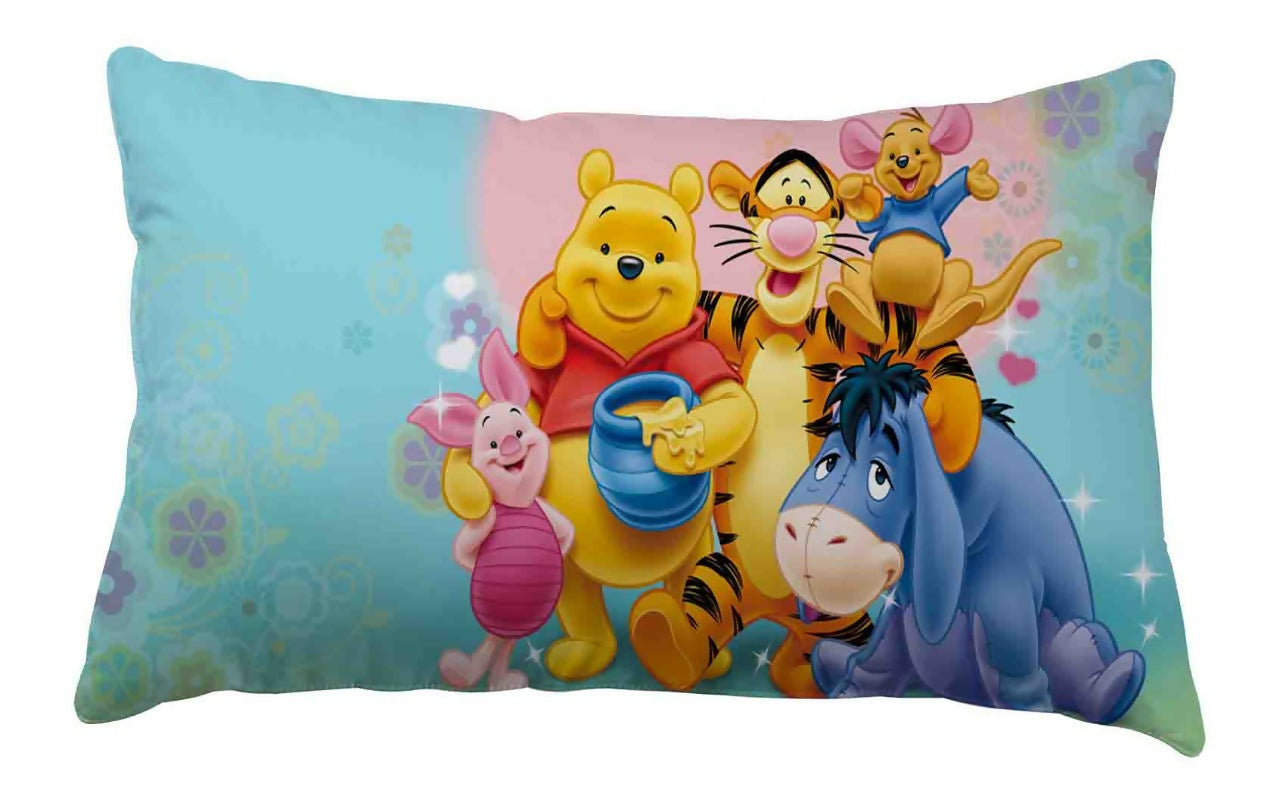 Unique Fashion Microfibre Filled Cushion For Kids - Winnie And The Team - Distacart