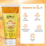 Thumbnail for Globus Naturals De Tan Face Scrub, Suitable For All Skin Types