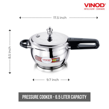 Vinod Stainless Steel Splendid Plus Handi Cooker - Dista