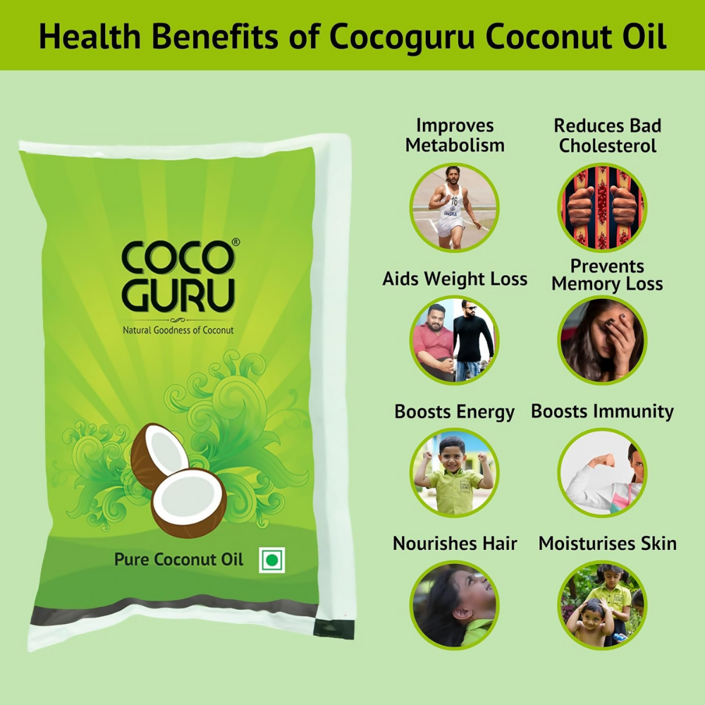 Cocoguru High Grade Coconut Cooking Oil - Dista