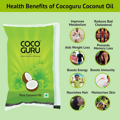 Cocoguru High Grade Coconut Cooking Oil - Dista