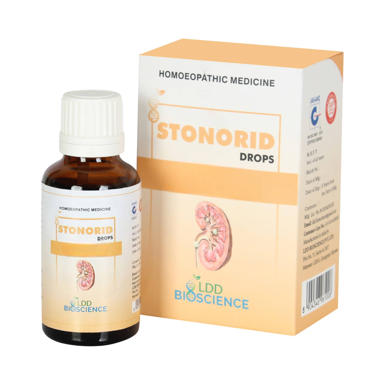 LDD Bioscience Homeopathy Stonorid Drops - Distacart