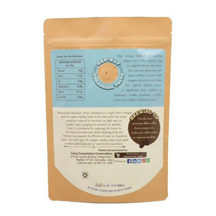 Ainmane Monsooned Malabar Coffee - Distacart