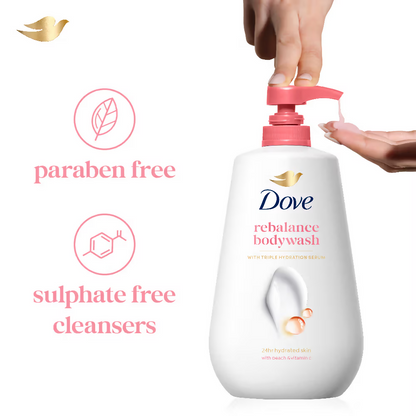 Dove Revitalizing Body Wash With Scented Peach And Vitamin C - Distacart