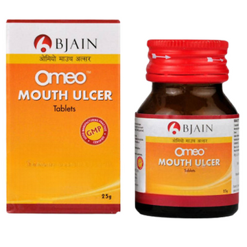 Bjain Homeopathy Omeo Mouth Ulcer Tablets - Distacart