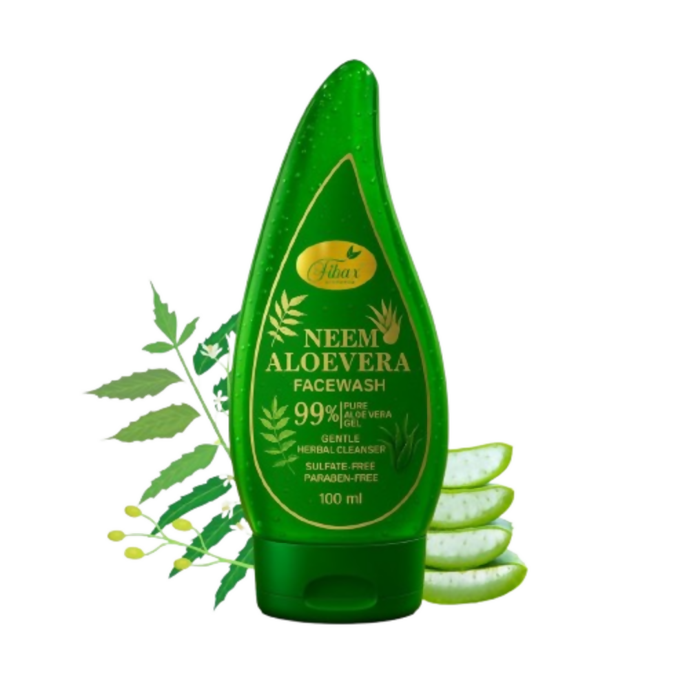Fibax Ayurveda Herbal Neem & Aloe Vera Face Wash - Distacart