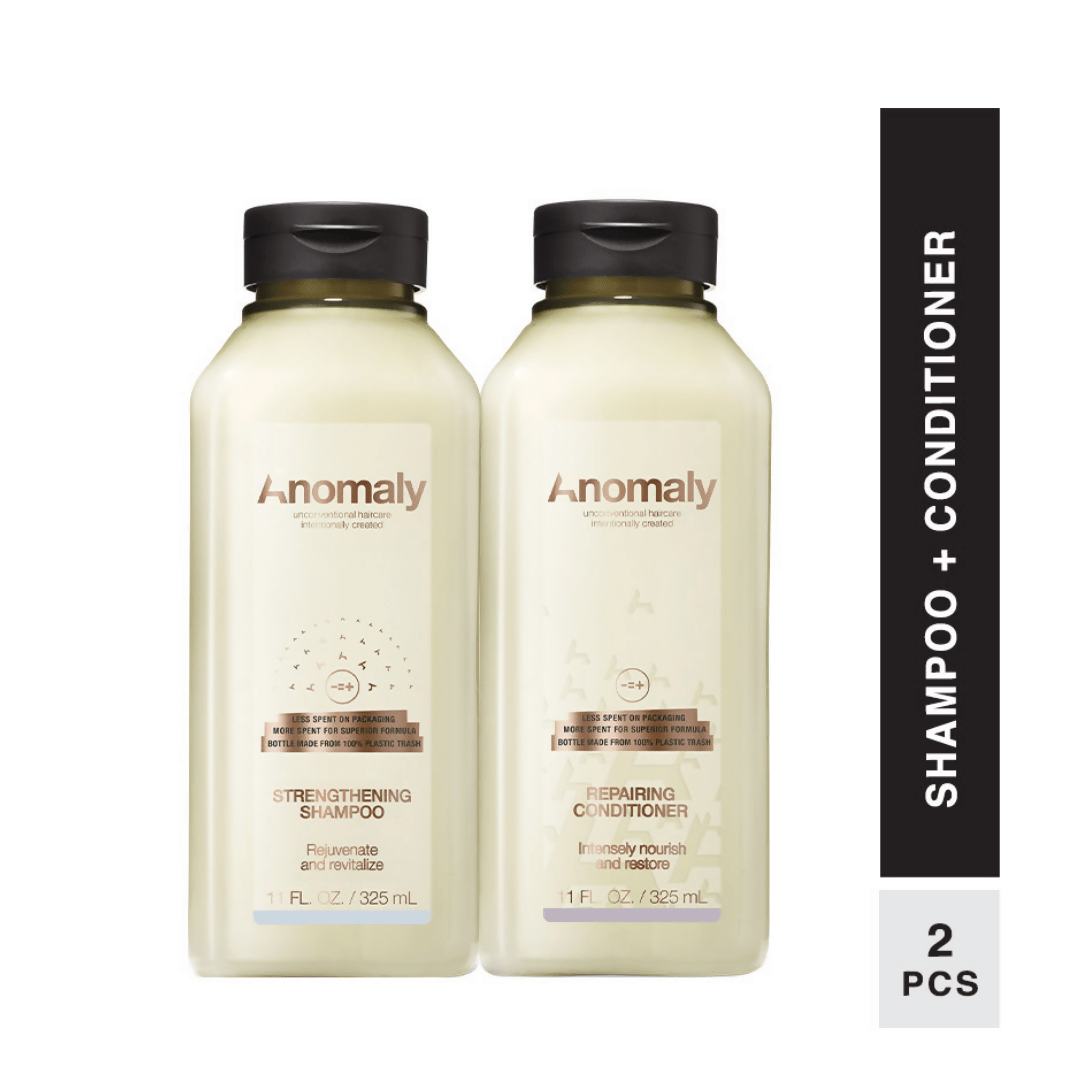 Anomaly by Priyanka Chopra Strengthening Shampoo & Repairing Conditioner Combo - Distacart