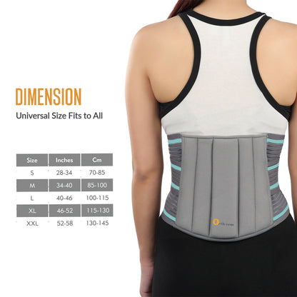 Orth-rem Back Support Brace For Men & Women Lower Back Pain Relief Belt - Distacart