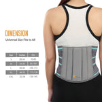 Thumbnail for Orth-rem Back Support Brace For Men & Women Lower Back Pain Relief Belt