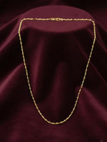 Thumbnail for NVR Women Gold Plated Minimal Chain - Distacart