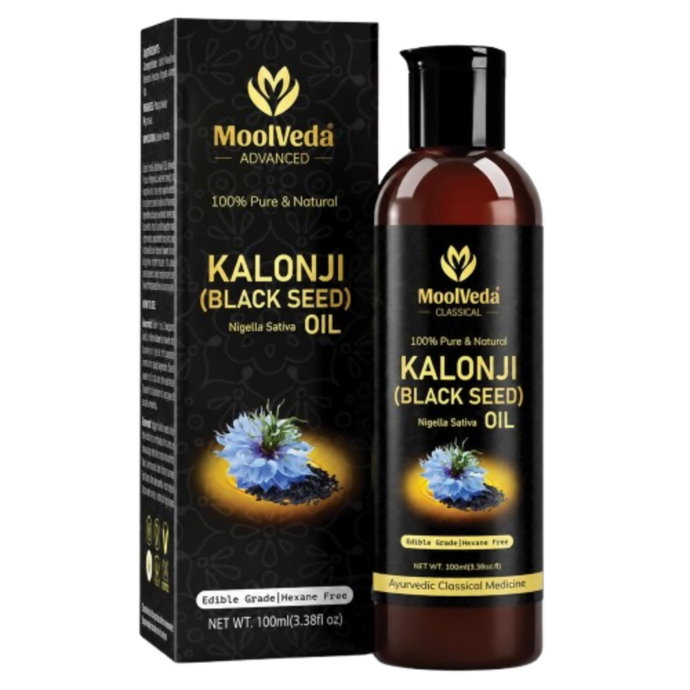 Moolveda Premium Cold Pressed Kalonji Oil - Black - Dista