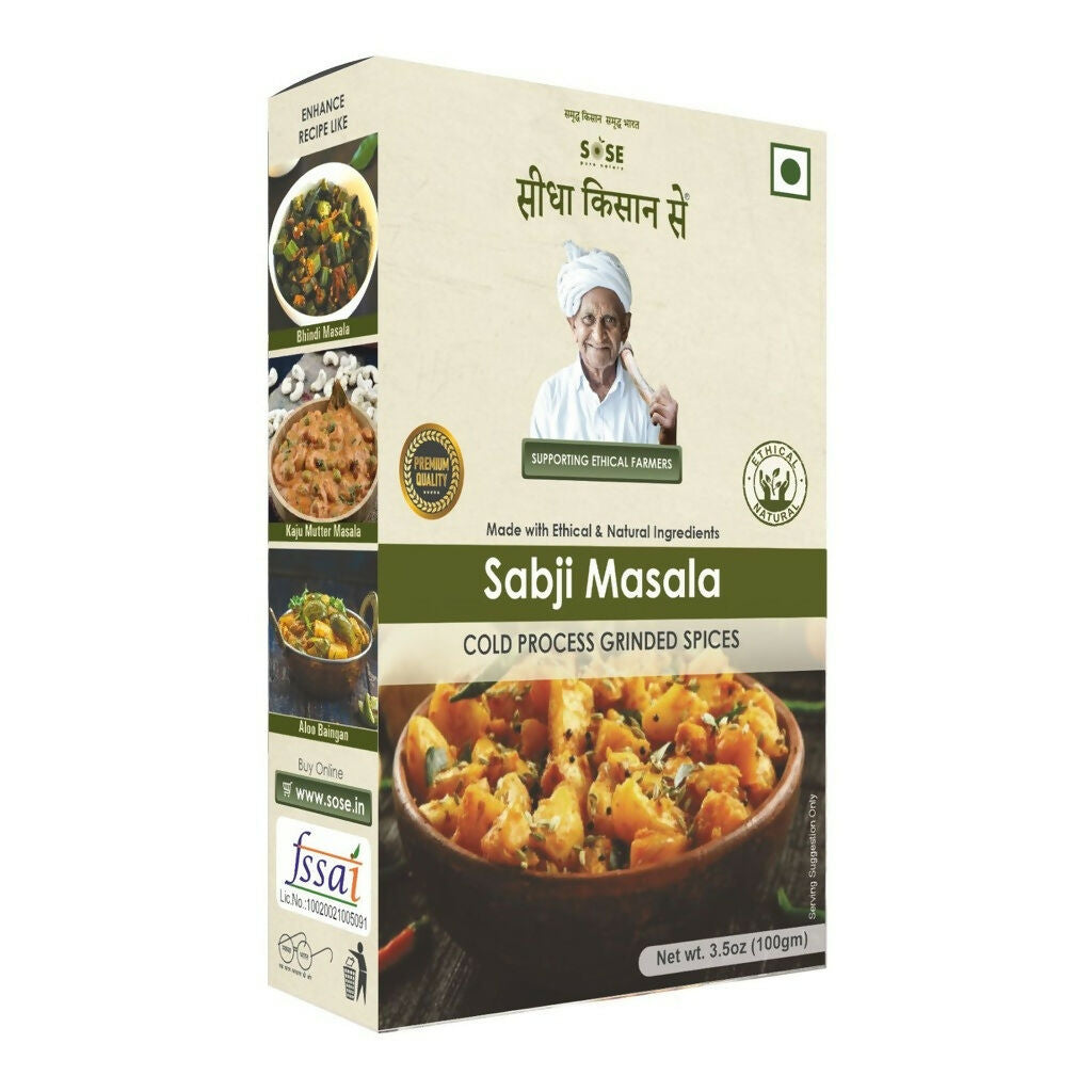 Gir Sidha Kisan Se Natural Sabji Masala - Distacart