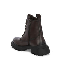 Thumbnail for Delize Women High-Top Lace-Ups Winter Boots