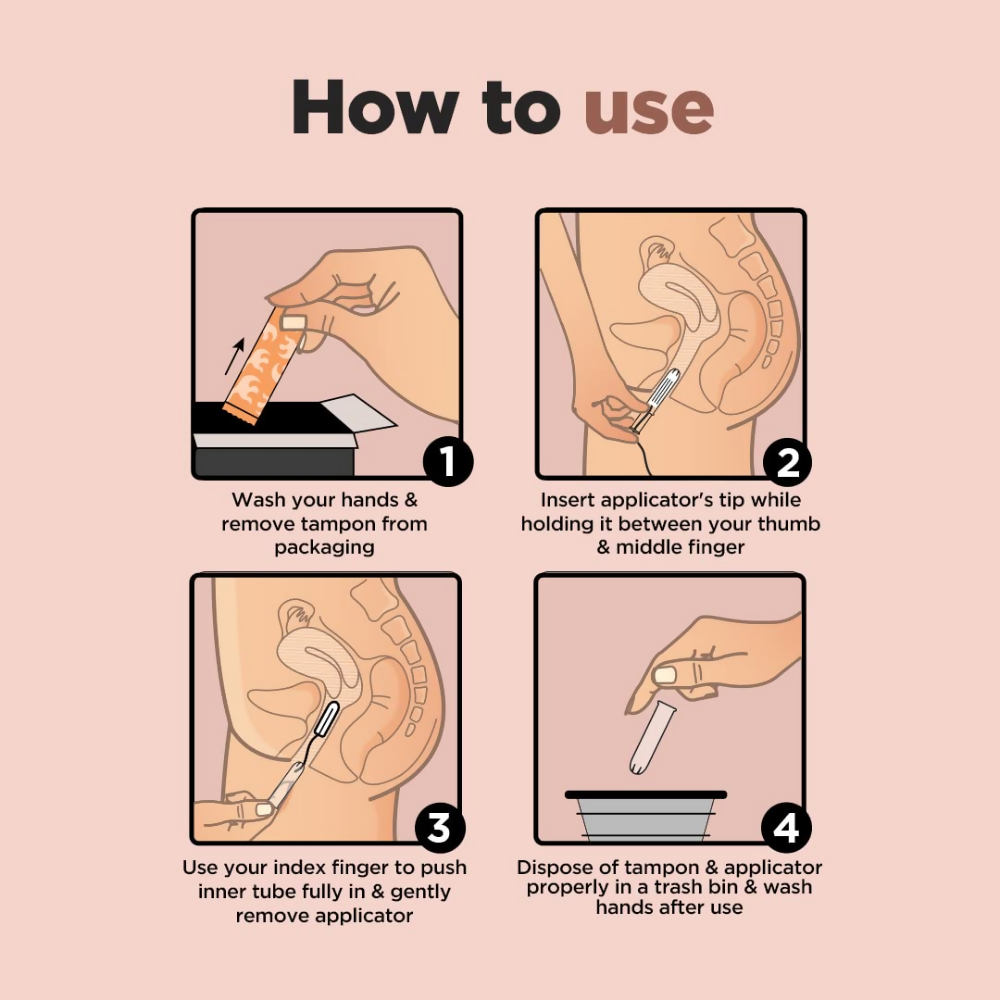 Pee Safe Applicator Tampons - Dista