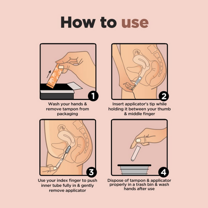 Pee Safe Applicator Tampons - Dista