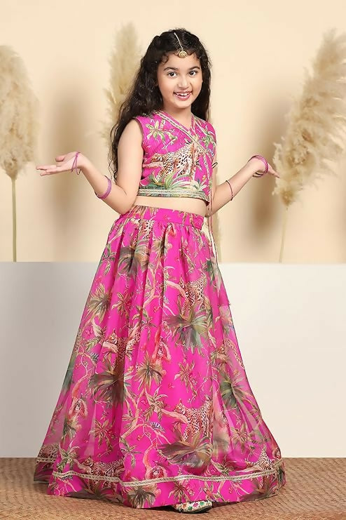 Joban Fashion Girl's Purple Color Lehenga Choli - Distacart