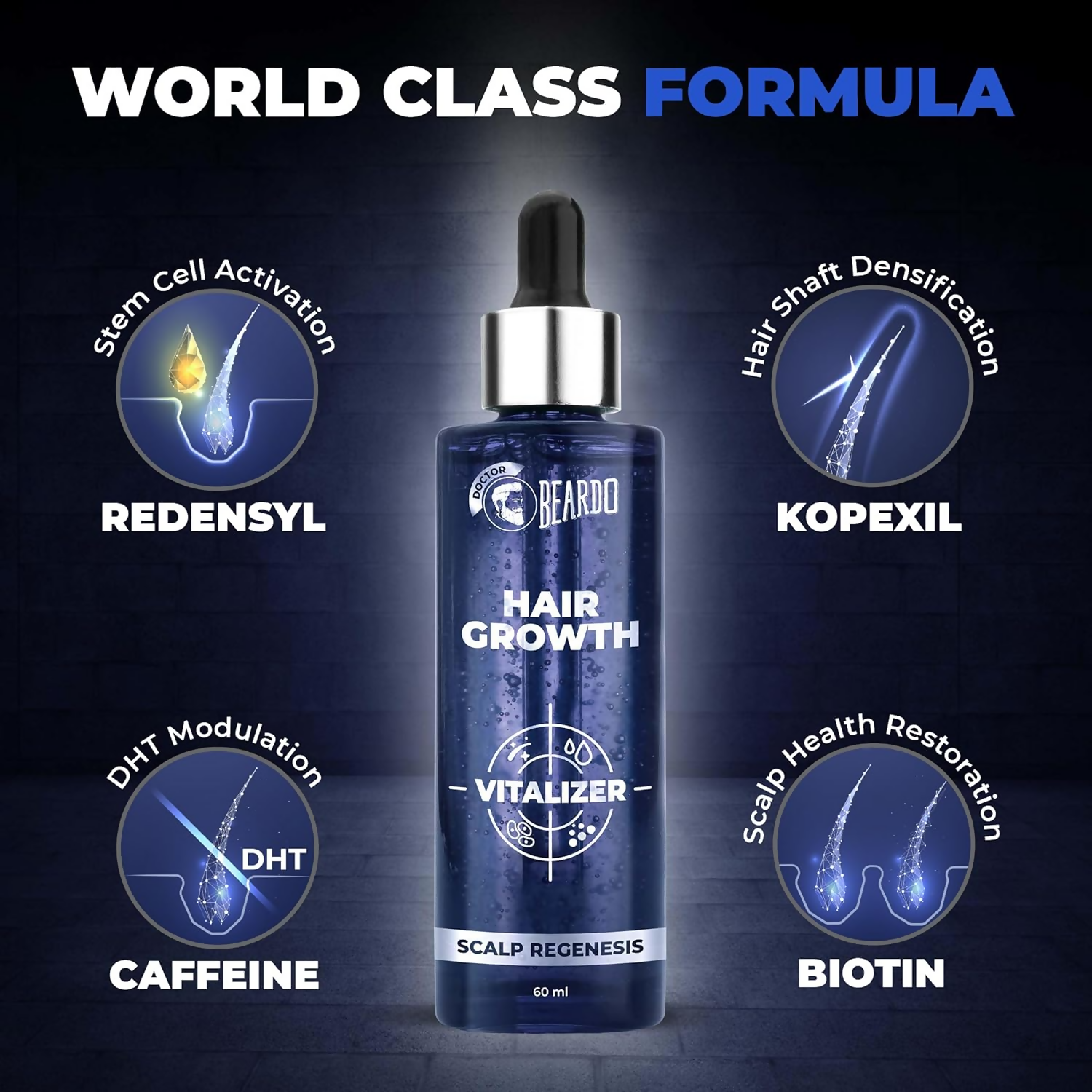Beardo Hair Growth Vitalizer Serum - Distacart